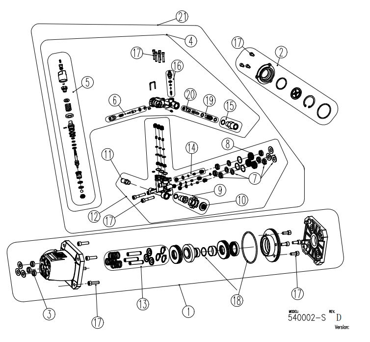 90052 AAA PUMP BREAKDOWN AND REPLACEMENT PARTS